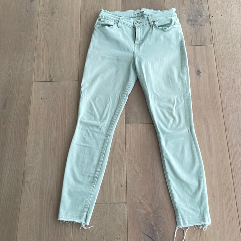 7 for all mankind light green size 26 jeans